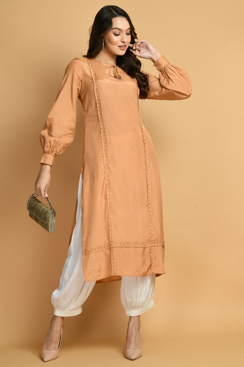 Sandalwood Kurta Set | Sandal Kurta Set For Women